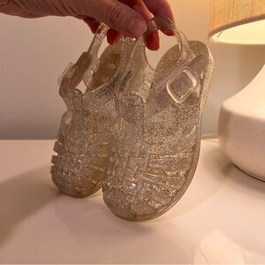 Cat and jack toddler glitter jellies sandals 7